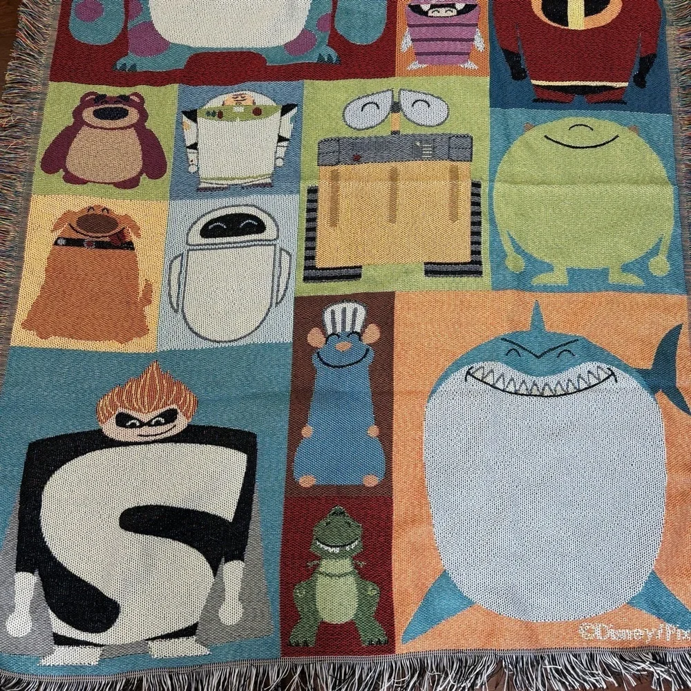 Disney Pixar Character Throw Blanket